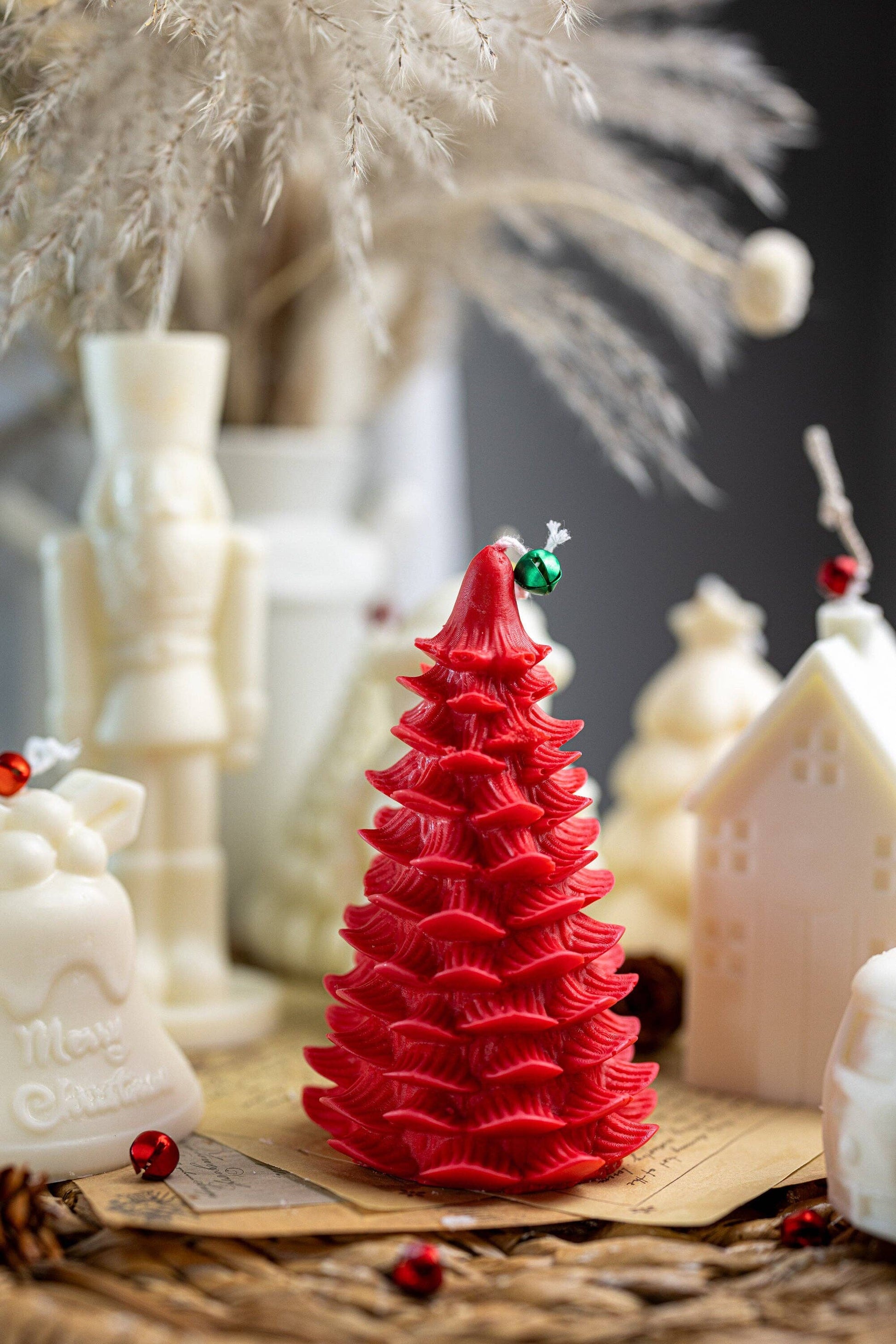 Christmas Tree Candle | Festive: Red / Christmas Hearth