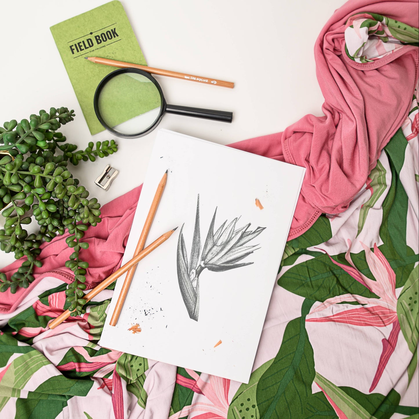 Bird of Paradise Hug Blanket, Swaddle Blanket, Sand Proof: Adult