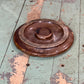 Antique Brown Glazed Stoneware Crock Lid The Mustard Seed Collection, The Seed