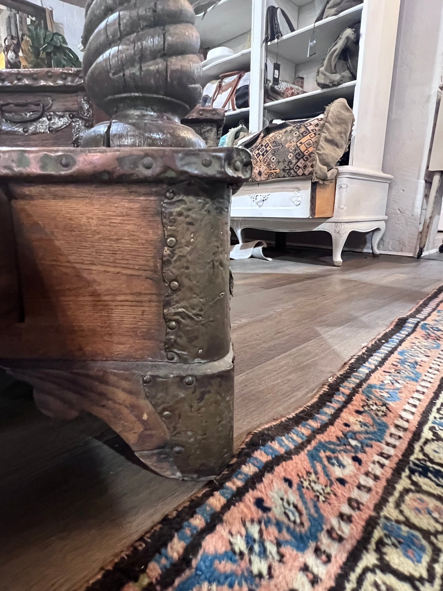 Antique Authentic Whittmore Polishes Shoe Shining Station