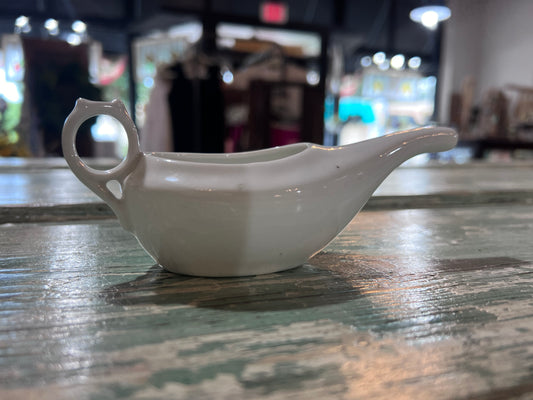 Antique Baby Invalid Feeder Cup Porcelain Made in Germany white