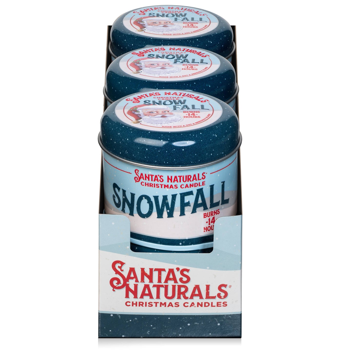 Christmas Candle in Snow Fall 3.5oz Mini