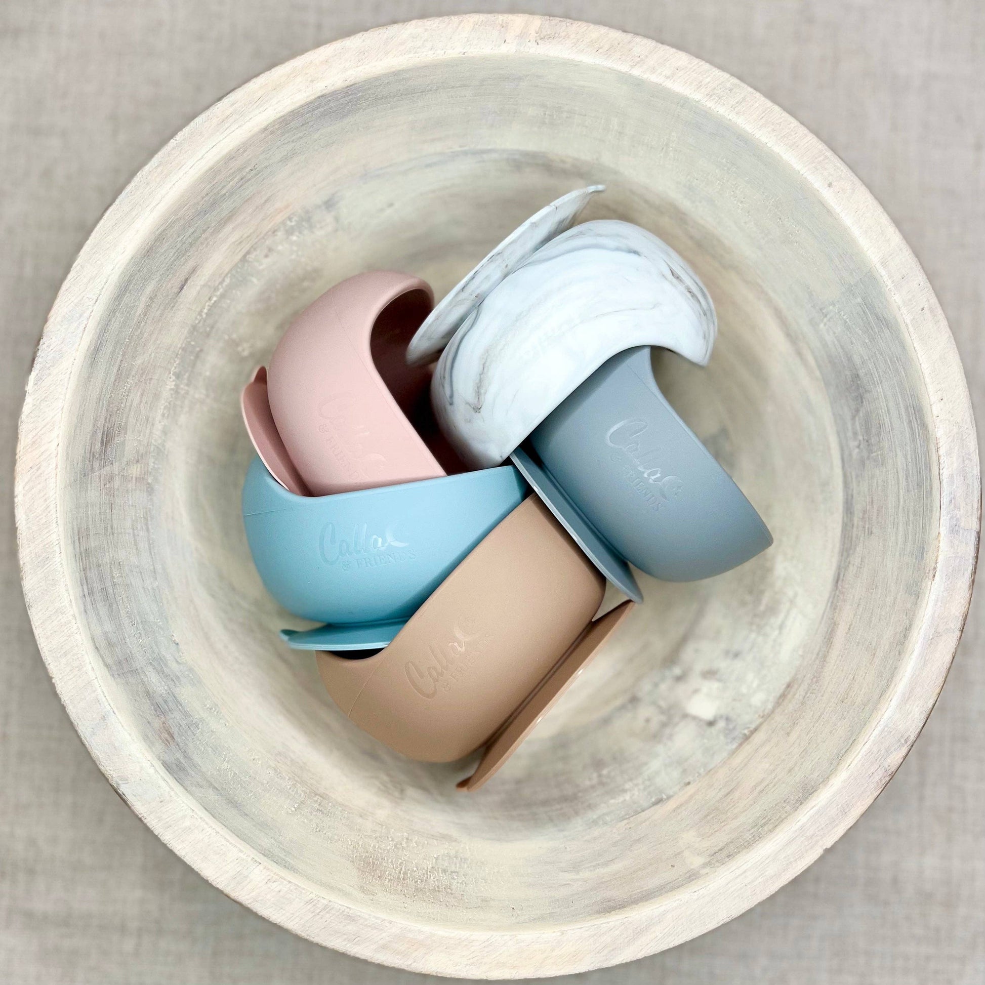 Easy Scoop Suction Bowl: Fawn