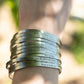 18K Gold PVD Stainless Steel Every day is Engraved Bracelet: Gold WJW