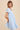 COTTON GAUZE BABYDOLL SHORT SLEEVE HENLEY DRESS: POWDER BLUE / S In Loom