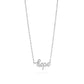 18K Gold PVD Stainless Steel  "Hope" Script Charm Necklace: Gold WJW