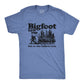 Bigfoot Saw Me Men's T Shirt: Heather Light Blue