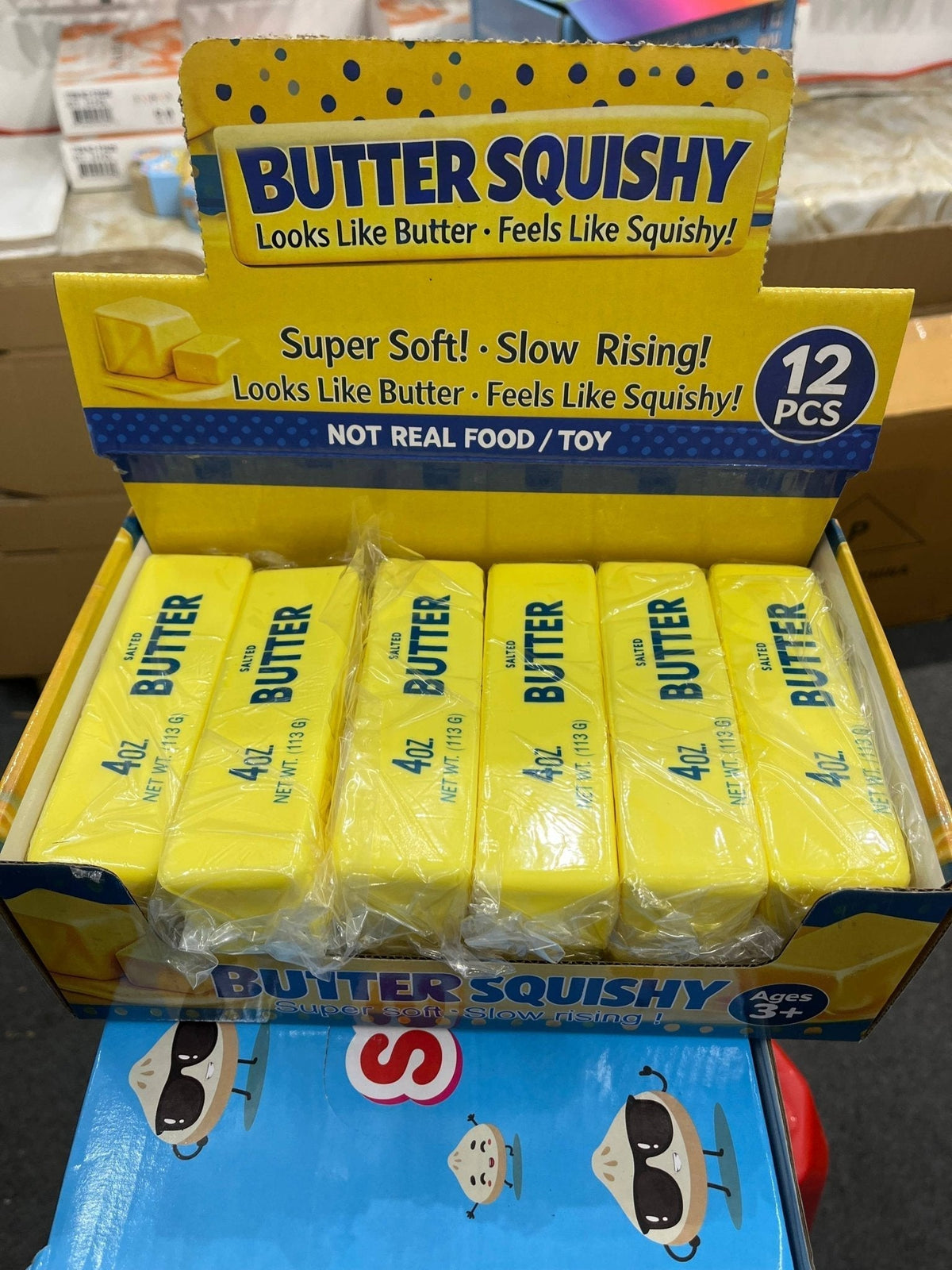 4oz Squishy Yellow & RAINBOW Butter | Toy | Trendy | HOT: Rianbow 