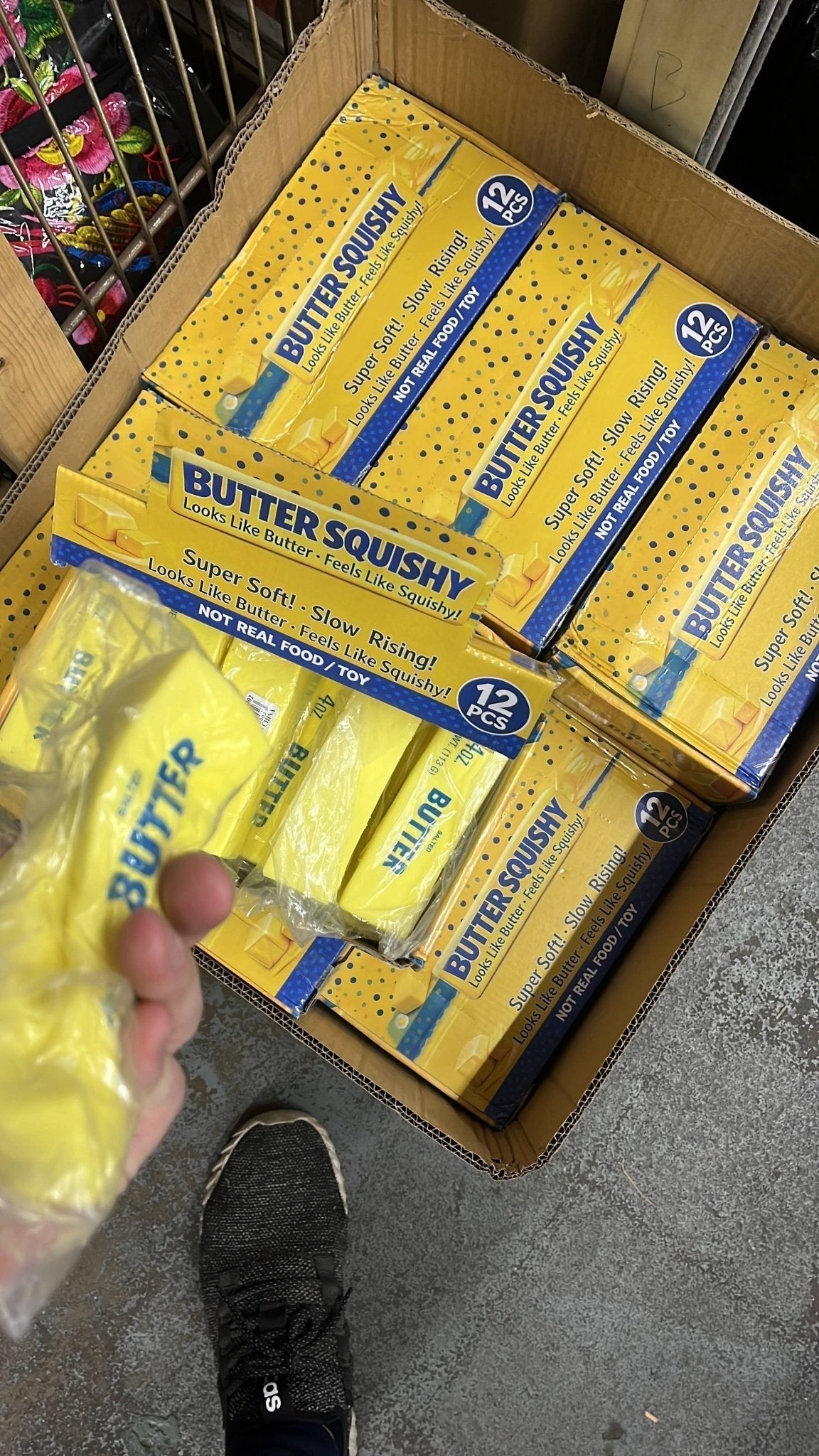 4oz Squishy Yellow & RAINBOW Butter | Toy | Trendy | HOT: Rianbow 