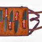 5-Piece Knife Set / With Leather carry Bag