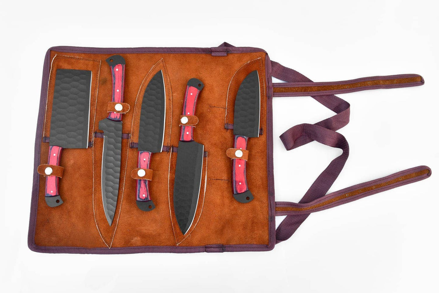 5-Piece Knife Set / With Leather carry Bag