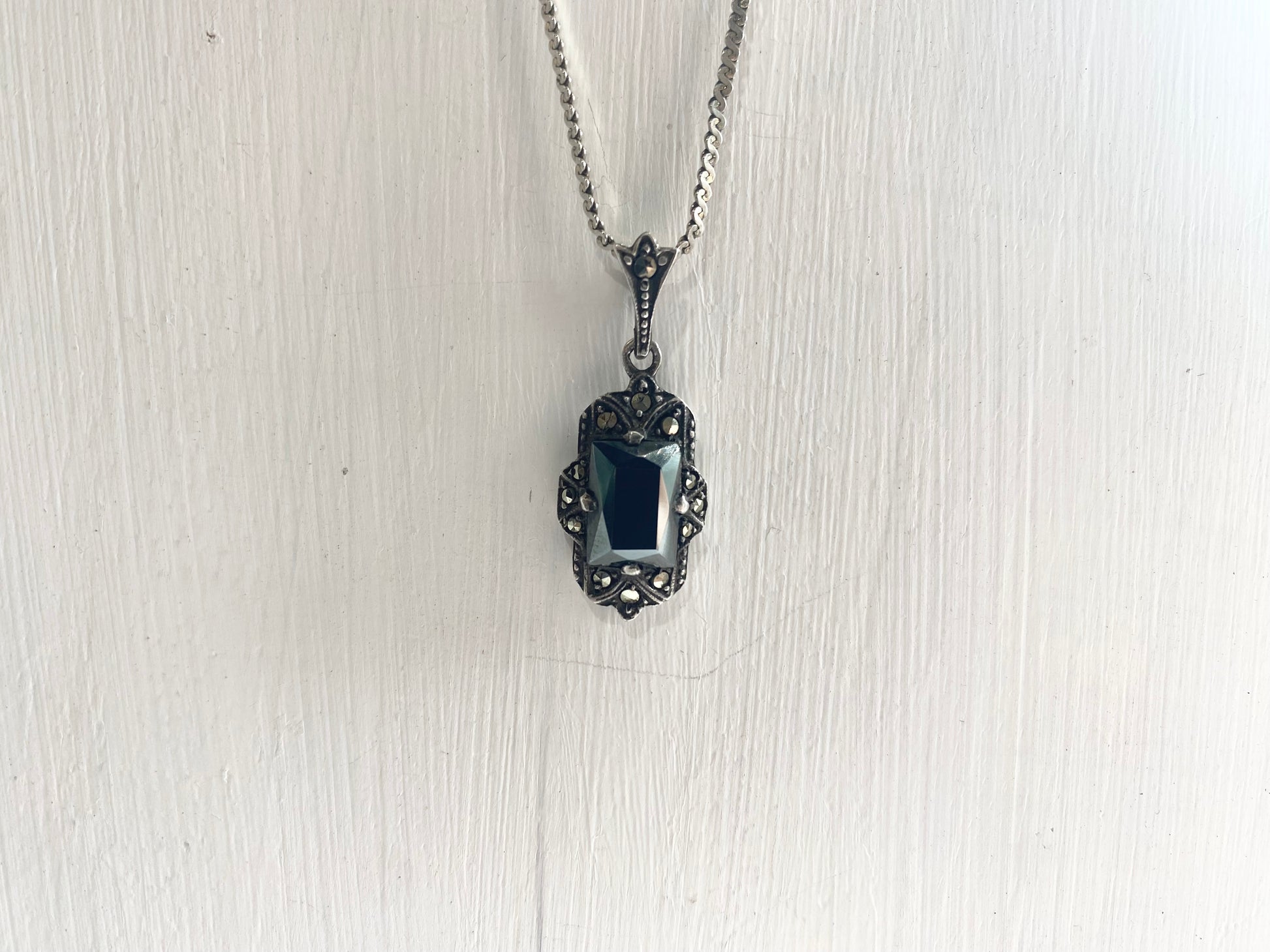 Marcasite Sterling Necklace