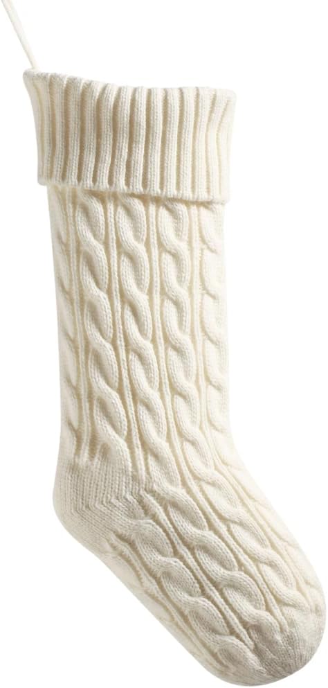 18" Cable Knit Christmas Stocking
