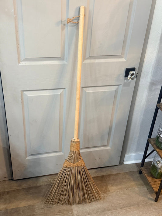 55" Artisan Decorative Broom - The Mustard Seed Collection, The Seed