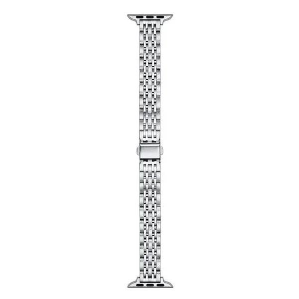 Rainey Skinny Stainless Steel Band for Apple Watch: Silver/Gold / Fits All Models Posh Tech