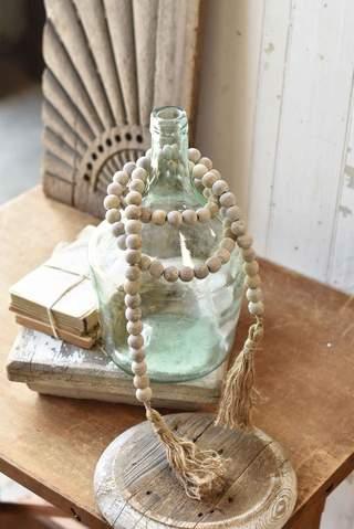 59" Tassel Tied Garland - The Mustard Seed Collection, The Seed