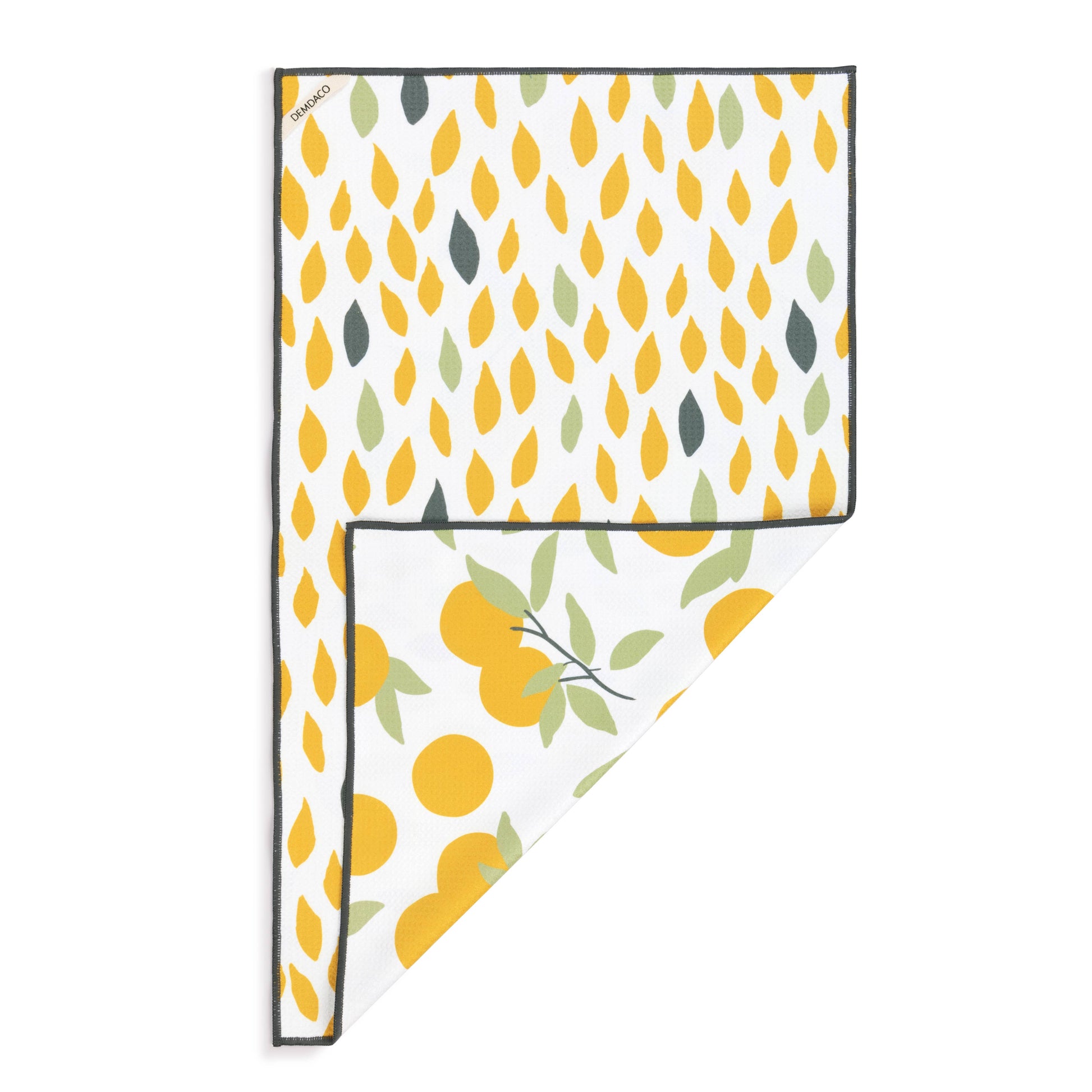 Citrus Orange Absorbent Reversible Towel - 18x30in