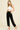 Solid Elastic Waist Side Slit Ankle Tie Pants P1462: Black / L 7th Ray