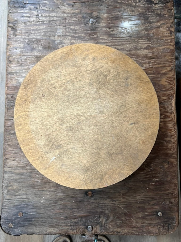 Vintage Wooden Pedestal Riser The Mustard Seed Collection, The Seed