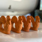 4 Terracotta Rooster Napkin Holders