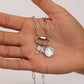 18K Gold PVD Paperclip Carabiner Necklace: Gold / 16+2" WJW