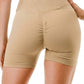 V-Waist Ribbed Shorts – High Waist Sculpt Fit: Black MIO WHOLESALE