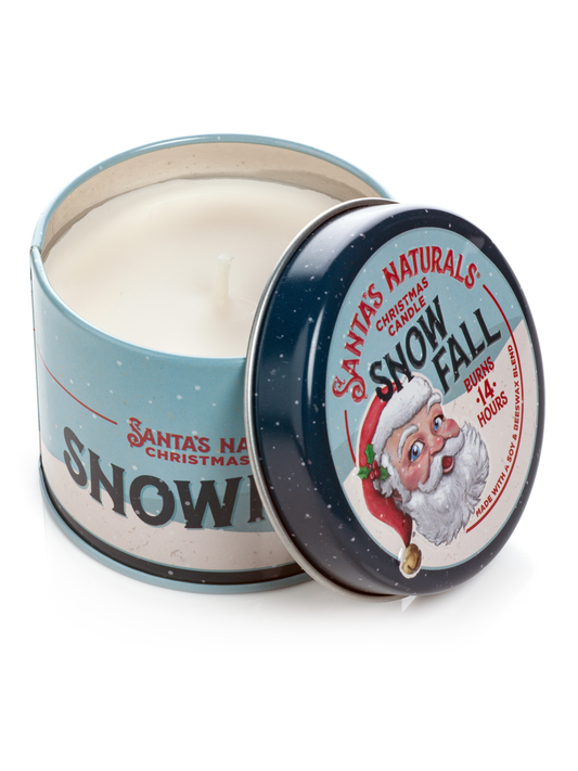 Christmas Candle in Snow Fall 3.5oz Mini