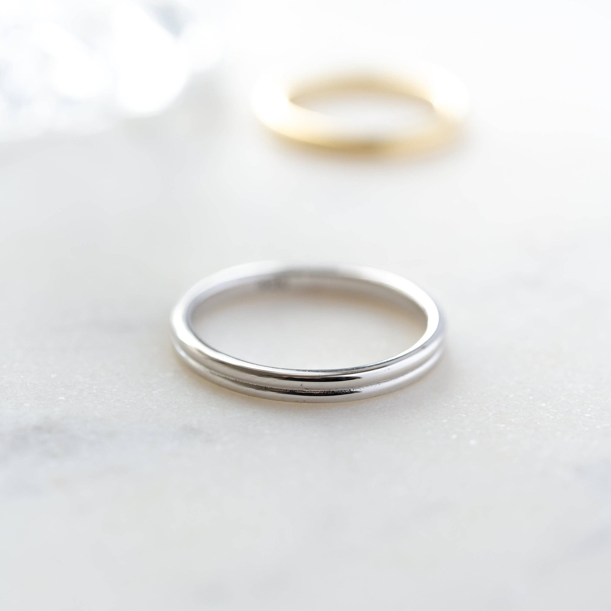 Double Band Ring: Gold / 9