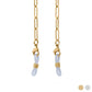 18K Gold PVD Stainless Steel Paperclip Sunglass Chain: Stainless WJW