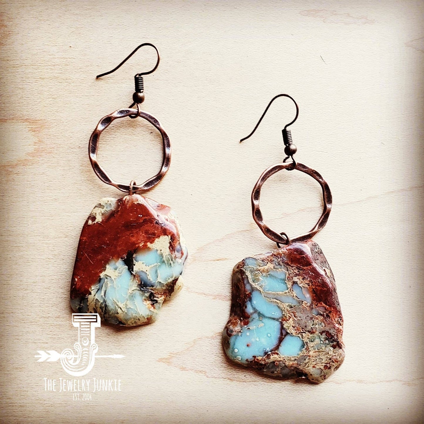 Aqua Terra Chunky Dangle Earrings