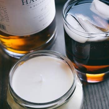 6 oz Bluegrass Bourbon Velvet Whiskey Candle - The Mustard Seed Collection, The Seed