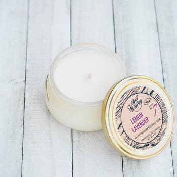 6 oz Lemon Lavender VW Candle - The Mustard Seed Collection, The Seed