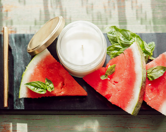 6 oz Melon Basil Candle - The Mustard Seed Collection, The Seed