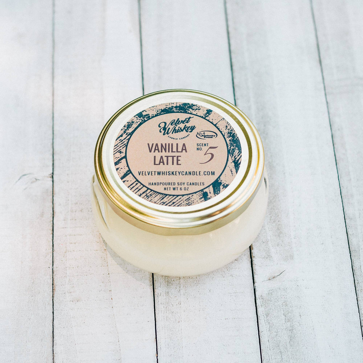 6 oz Vanilla Latte Candle - The Mustard Seed Collection, The Seed