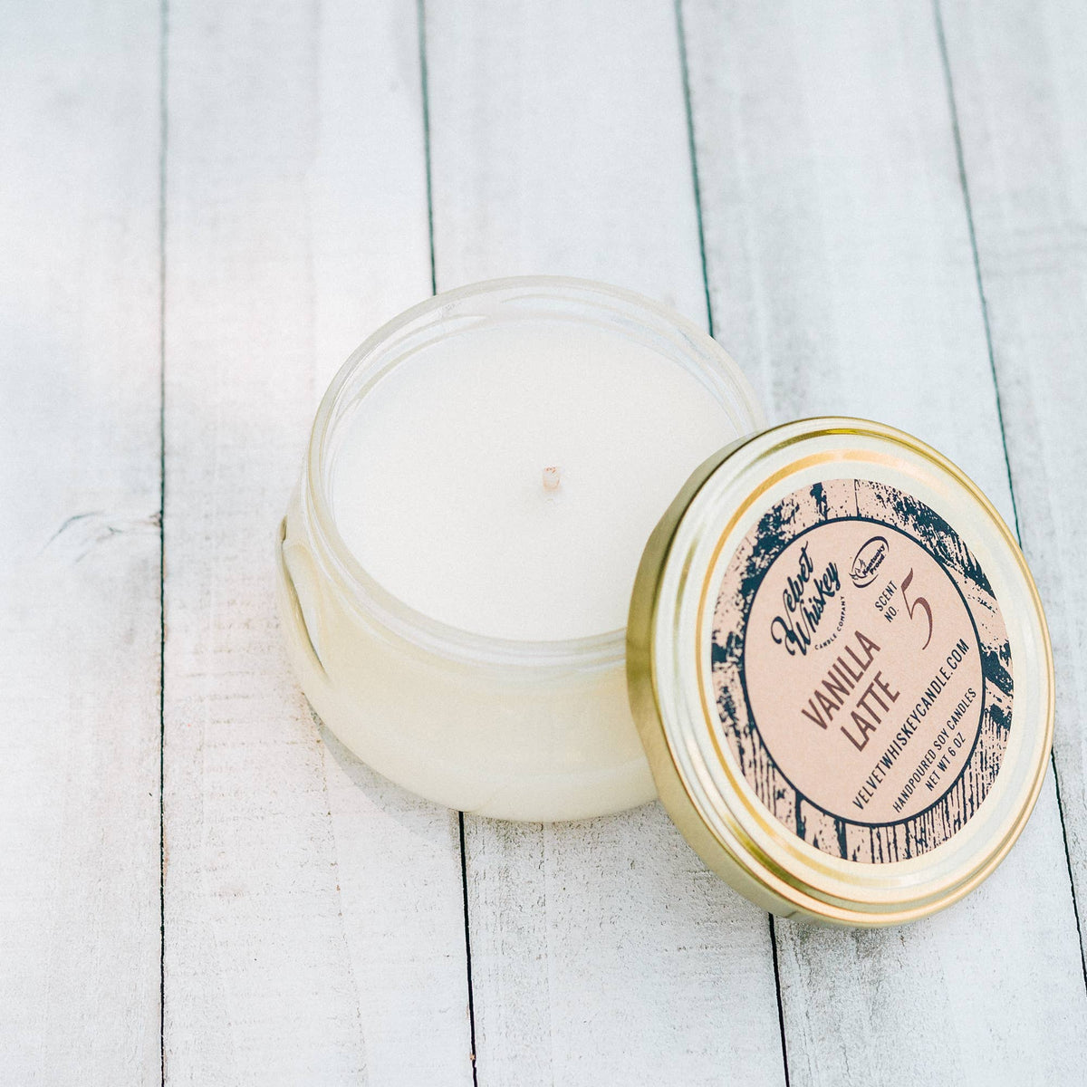 6 oz Vanilla Latte Candle - The Mustard Seed Collection, The Seed