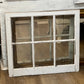6 Panel White Window with Glass 