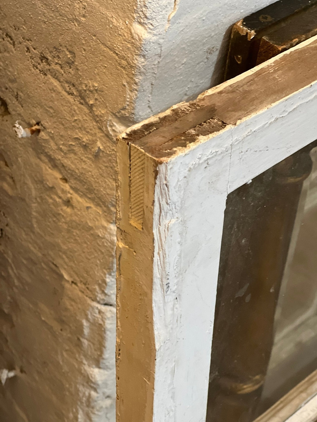 6 Panel White Window with Glass 