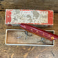 6" Red Orange Vintage Lure with Original Box - The Mustard Seed Collection, The Seed