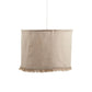 Stonewashed Fringe Lamp Shade: Natural / 12"x18"