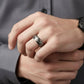Stainless Steel Camouflage Blank Ring: 8 / 6mm WJW