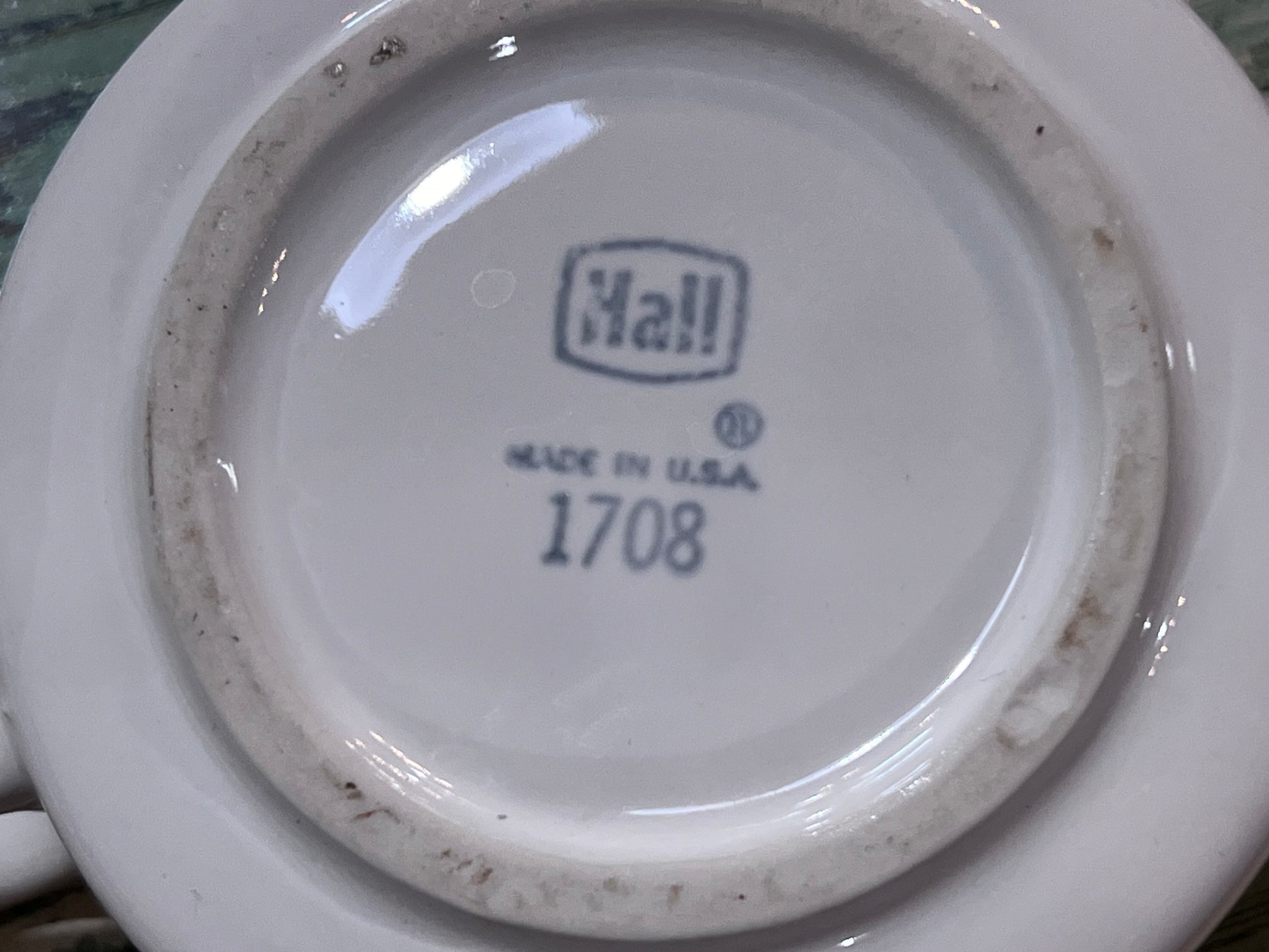 Antique Baby Invalid Feeder Cup Ironstone Hall 1708