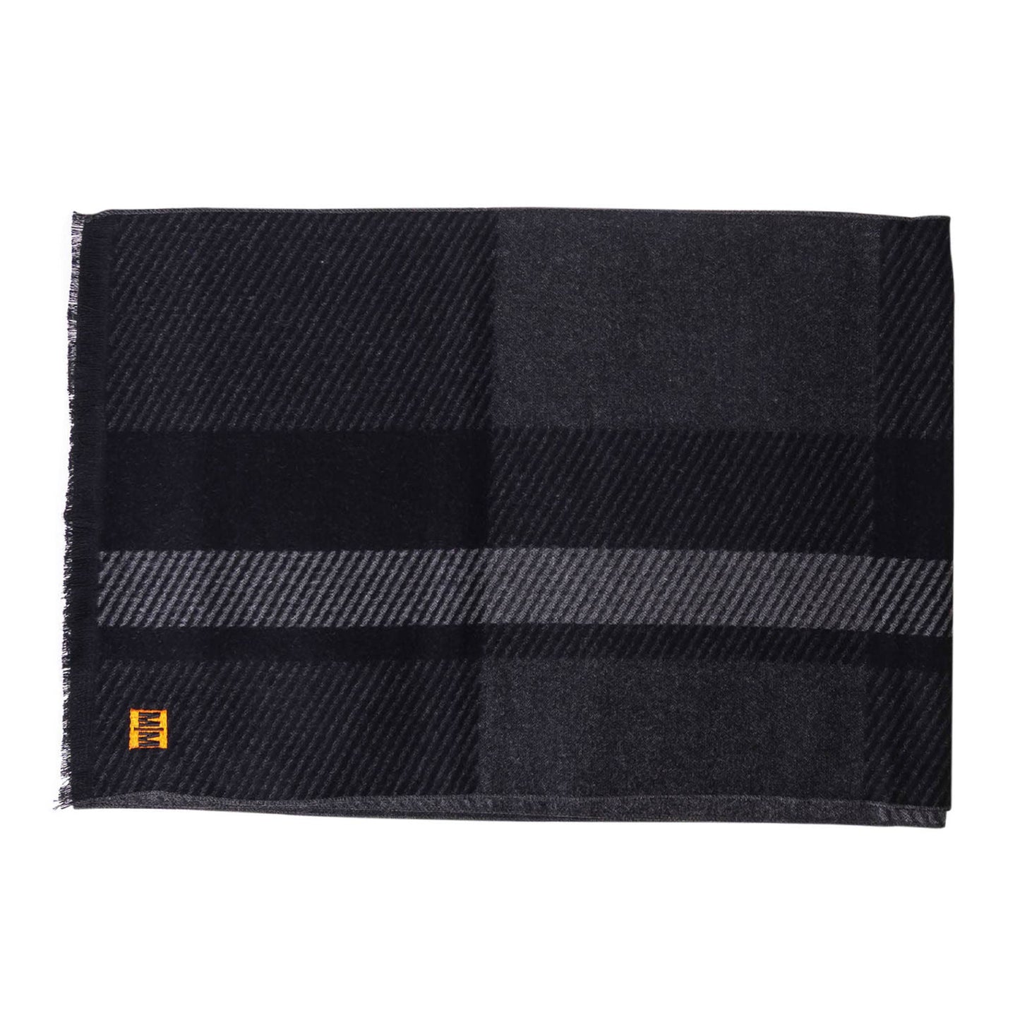 Classic Scarf: Black & Grey