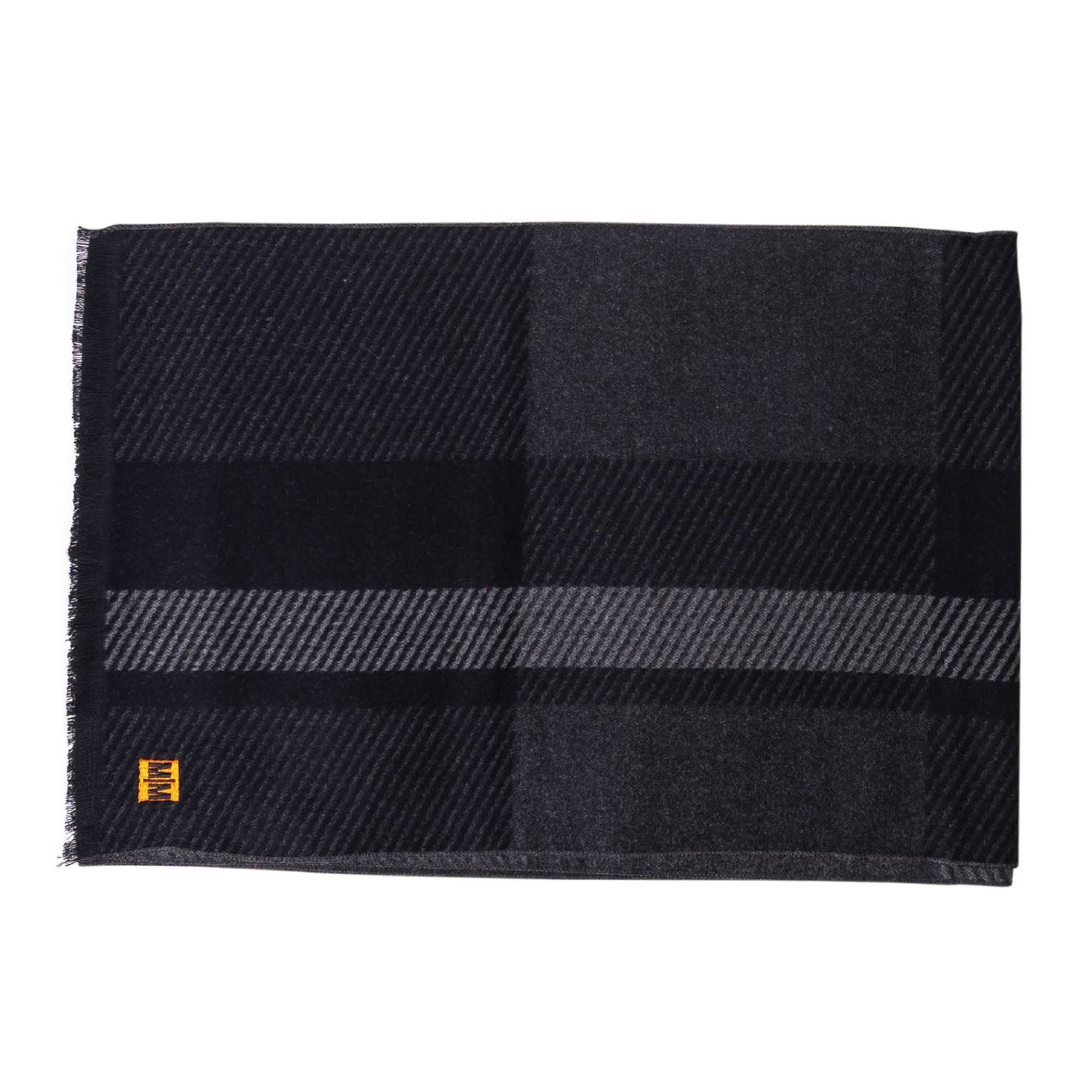 Classic Scarf: Black & Grey