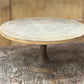 Vintage Wooden Pedestal Riser The Mustard Seed Collection, The Seed