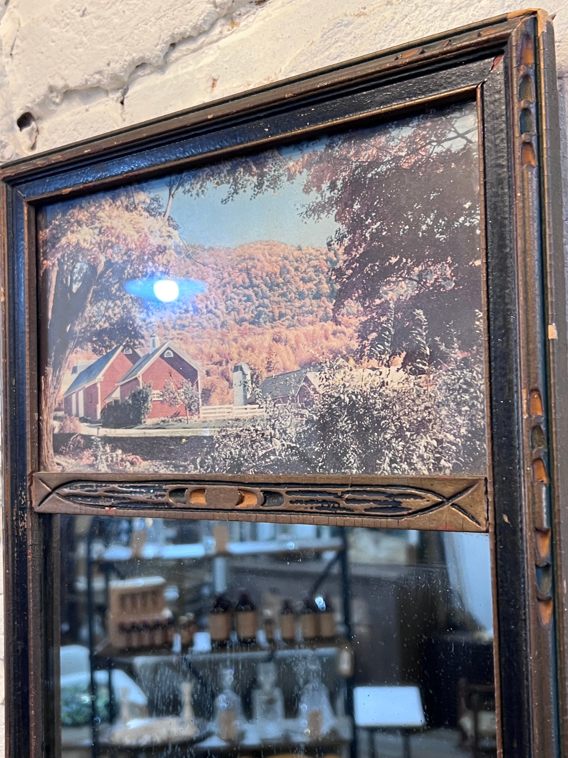 Silver Back 1920s Mirror