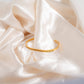 18K Gold PVD Worthy of Blessings Engraved Bangle Bracelet: Gold WJW
