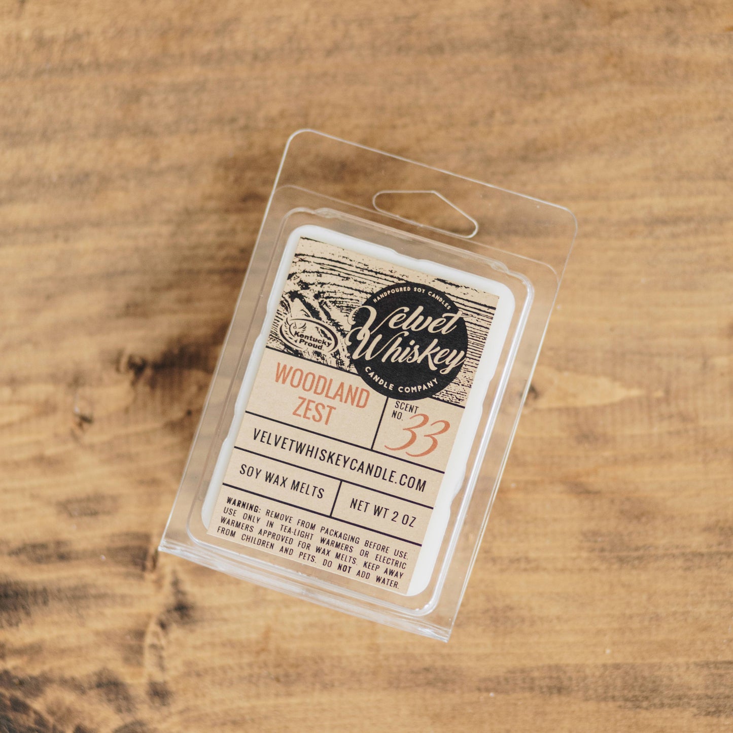 2.5 oz Woodland Zest Wax Melt