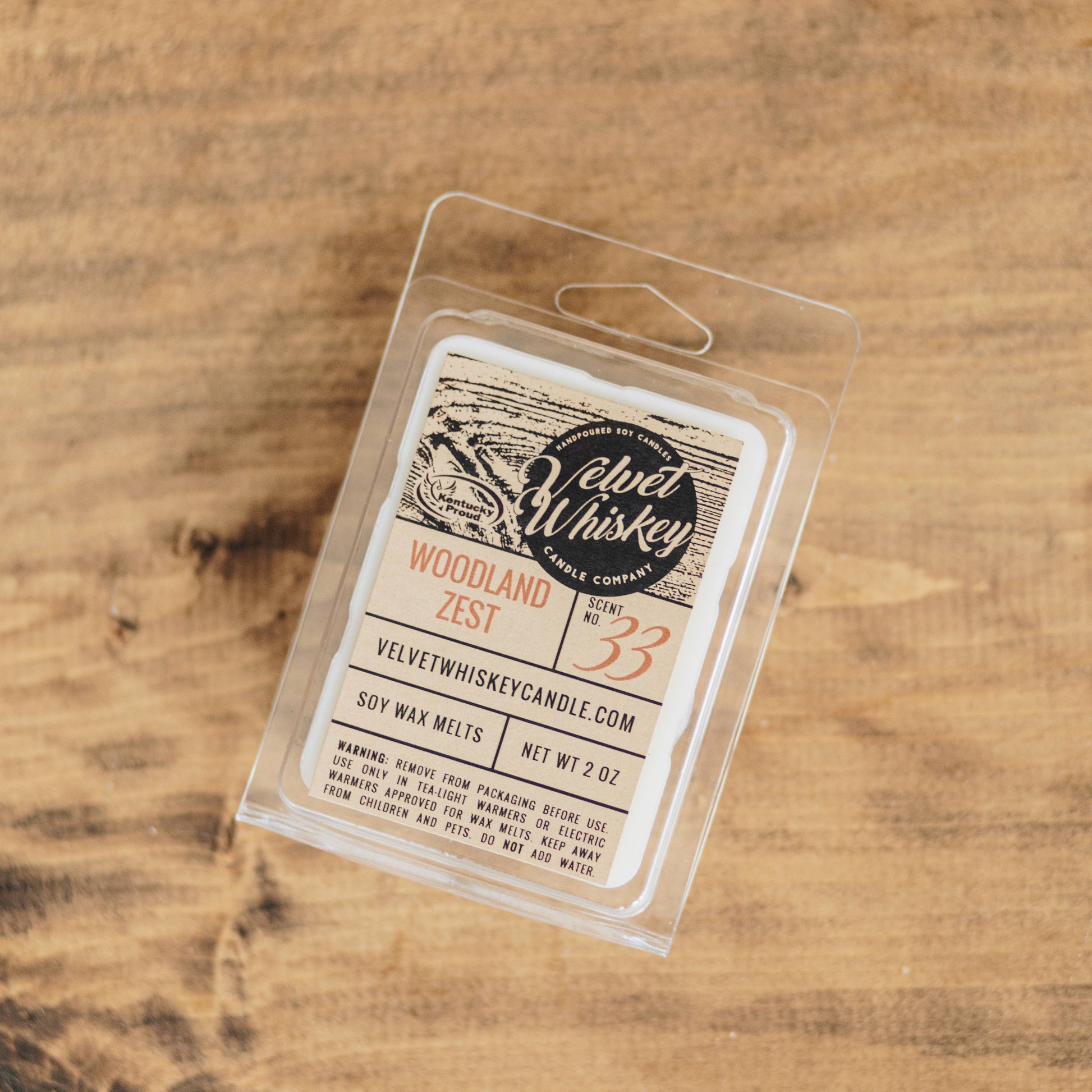 2.5 oz Woodland Zest Wax Melt
