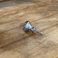 Black Cut Glass Knob