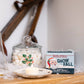 Christmas Tea Light Candle in Snow Fall